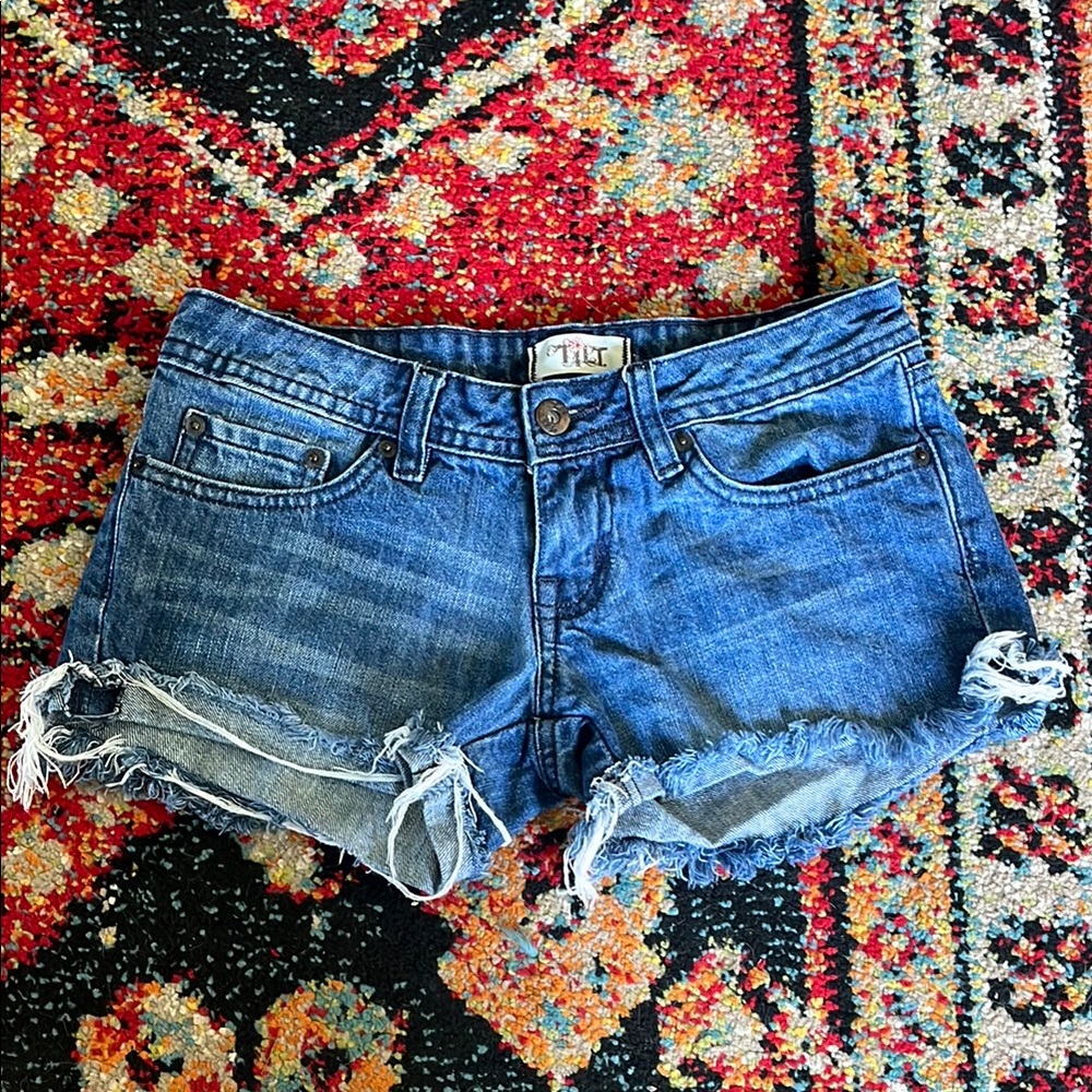 TILT Blue Jean Shorts